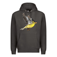 Smoke Flying American Goldfinch Premium Hoodie - LillyAllenDesigns