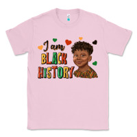 Bubblegum Pink i am black history afro black boy child juneteenth Classic Tee - texasbilliewilder