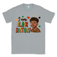Heather Grey i am black history afro black boy child juneteenth Classic Tee - texasbilliewilder