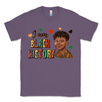 Lavender i am black history afro black boy child juneteenth Classic Tee - texasbilliewilder