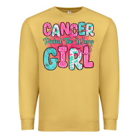 Antique Gold cancer picked the wrong girl Premium Sweatshirt - JahusDesignShop