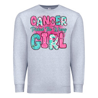 Heather Grey cancer picked the wrong girl Premium Sweatshirt - JahusDesignShop