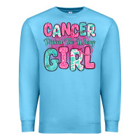 Ocean Blue cancer picked the wrong girl Premium Sweatshirt - JahusDesignShop