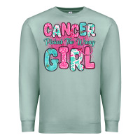 Seafoam cancer picked the wrong girl Premium Sweatshirt - JahusDesignShop