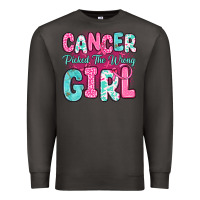 Smoke cancer picked the wrong girl Premium Sweatshirt - JahusDesignShop