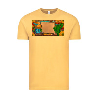Vintage Mustard custom cowboy boots aztec sunflowers leopard license plate Vintage Tee - Artiststas
