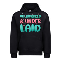 Black overworked underlaid Urban Hoodie - MaliasSmallBusiness