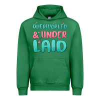 Emerald overworked underlaid Urban Hoodie - MaliasSmallBusiness
