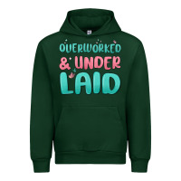 Foreset Green overworked underlaid Urban Hoodie - MaliasSmallBusiness