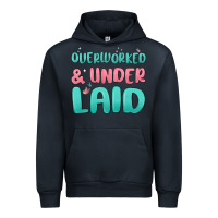 Navy overworked underlaid Urban Hoodie - MaliasSmallBusiness