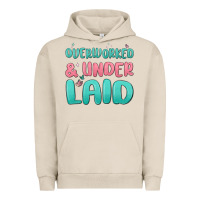 Pigment French Oak overworked underlaid Urban Hoodie - MaliasSmallBusiness