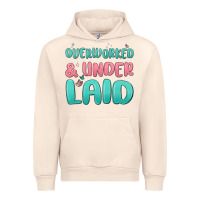 Sandshell overworked underlaid Urban Hoodie - MaliasSmallBusiness