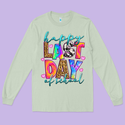 Long Sleeve Tee happy last day of school