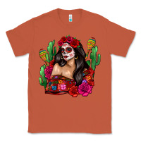 Copper mexico girl Classic Tee - Zillion Design Studio