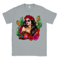 Heather Grey mexico girl Classic Tee - Zillion Design Studio