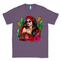 Lavender mexico girl Classic Tee - Zillion Design Studio