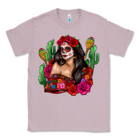 Lilac mexico girl Classic Tee - Zillion Design Studio