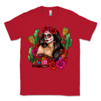 Red mexico girl Classic Tee - Zillion Design Studio