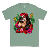 Sage mexico girl Classic Tee - Zillion Design Studio