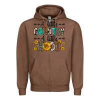 Chestnut a little country a little hood Zipper Hoodie - Zillion Design Studio