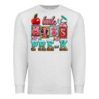Oatmeal Heather little miss pre k Premium Sweatshirt - AdoDesignShop