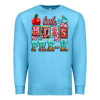 Ocean Blue little miss pre k Premium Sweatshirt - AdoDesignShop
