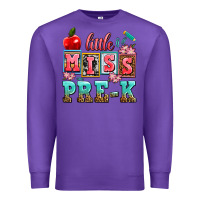 Purple little miss pre k Premium Sweatshirt - AdoDesignShop