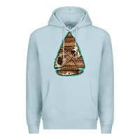 Blue Mist cowhide wooden arrowhead Premium Hoodie - Jasminsmagicworld