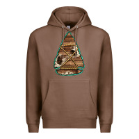 Chestnut cowhide wooden arrowhead Premium Hoodie - Jasminsmagicworld