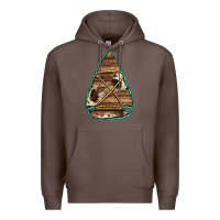 Coffee cowhide wooden arrowhead Premium Hoodie - Jasminsmagicworld