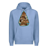 Colony Blue cowhide wooden arrowhead Premium Hoodie - Jasminsmagicworld