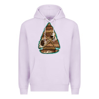Lilac cowhide wooden arrowhead Premium Hoodie - Jasminsmagicworld