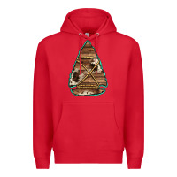 Red cowhide wooden arrowhead Premium Hoodie - Jasminsmagicworld