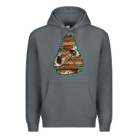 Rock cowhide wooden arrowhead Premium Hoodie - Jasminsmagicworld