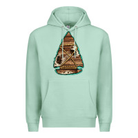 Seafoam cowhide wooden arrowhead Premium Hoodie - Jasminsmagicworld