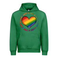 Emerald love is love Urban Hoodie - MaliasSmallBusiness