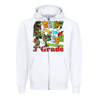 White ready to crush third grade Zipper Hoodie - texasbilliewilder