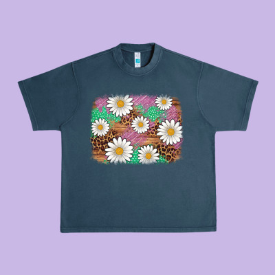 Easter Daisy Background Urban Heavy Tee Designed By Artiststas