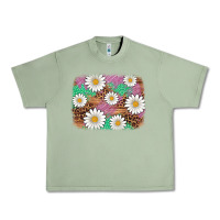 Oil Green easter daisy background Urban Heavy Tee - Artiststas