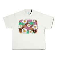 Pistachio easter daisy background Urban Heavy Tee - Artiststas