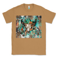 Toasted Coconut cowhide bull skull Classic Tee - Zillion Design Studio