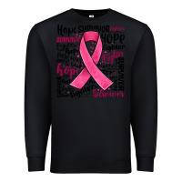 Black breast cancer ribbon Premium Sweatshirt - JahusDesignShop