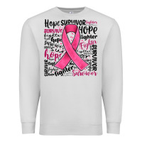 Dove Grey breast cancer ribbon Premium Sweatshirt - JahusDesignShop