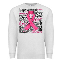 Oatmeal Heather breast cancer ribbon Premium Sweatshirt - JahusDesignShop