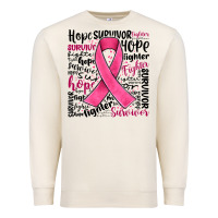 Sandshell breast cancer ribbon Premium Sweatshirt - JahusDesignShop