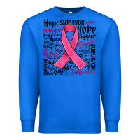 True Royal breast cancer ribbon Premium Sweatshirt - JahusDesignShop