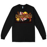 Black diamonds are a girls best friends Long Sleeve Tee - RanaPortraitStore