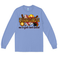 Colony Blue diamonds are a girls best friends Long Sleeve Tee - RanaPortraitStore