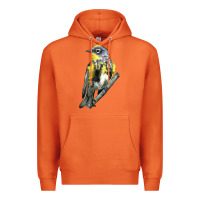 Carrot yellow rumped warbler Premium Hoodie - LillyAllenDesigns