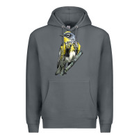 Rock yellow rumped warbler Premium Hoodie - LillyAllenDesigns
